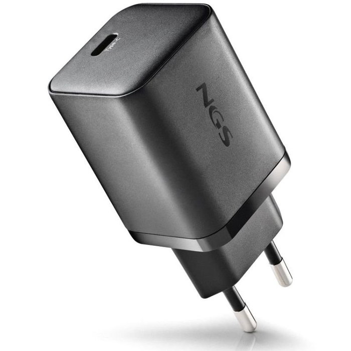 NGS Cargador de pared GaN 65W con 1 puerto USB-C